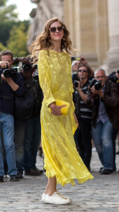 米兰时尚博主嘉拉.法拉格尼(Chiara Ferragni)的2015春夏时装周街拍集。