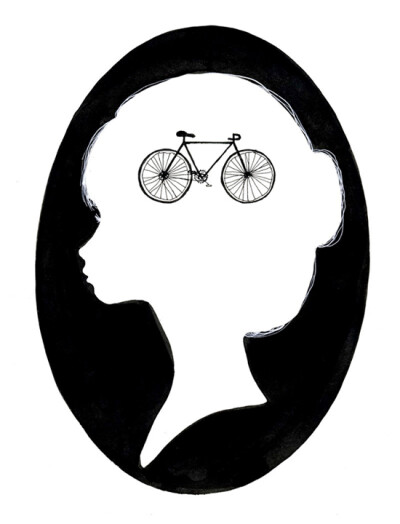 Bike Profile Charmaine Olivia插画 http://www.charmaineolivia.com/portfolio/artwork/