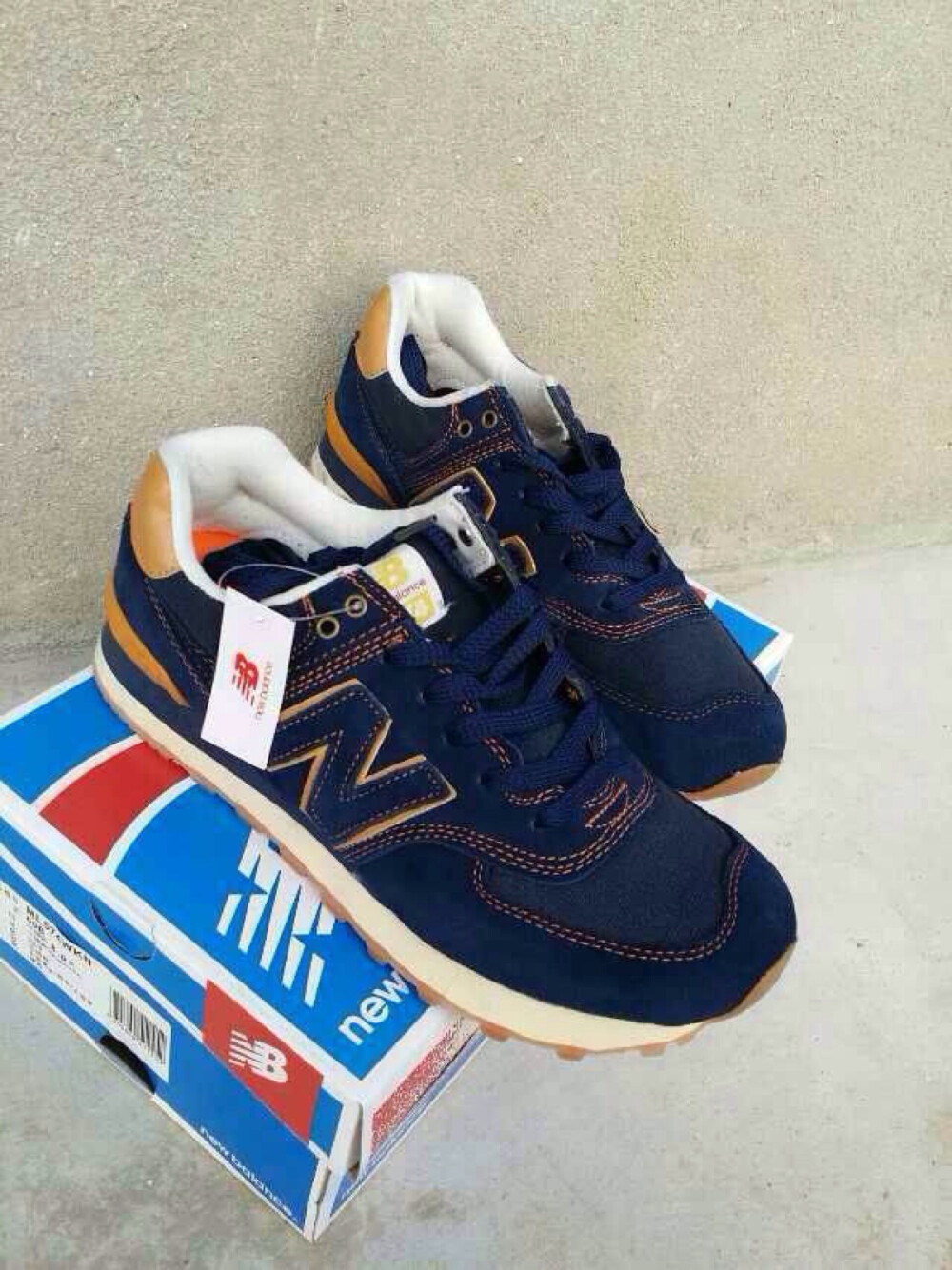 new balance 574 重工系列 牛仔蓝金！40-44码 看好抓紧下手！