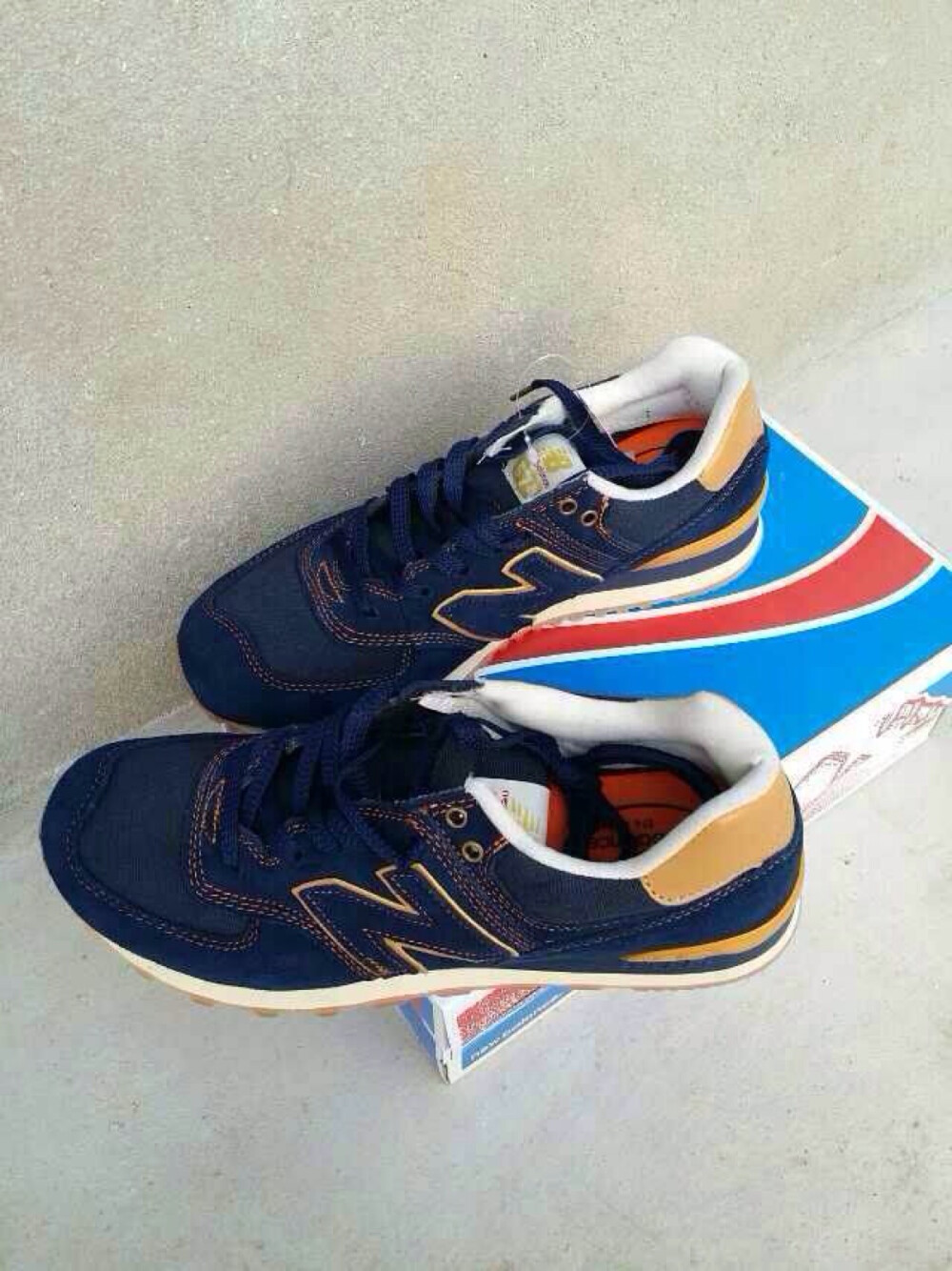 new balance 574 重工系列 牛仔蓝金！40-44码 看好抓紧下手！