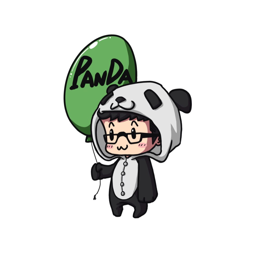 熊猫睡衣panda桑头像ovo