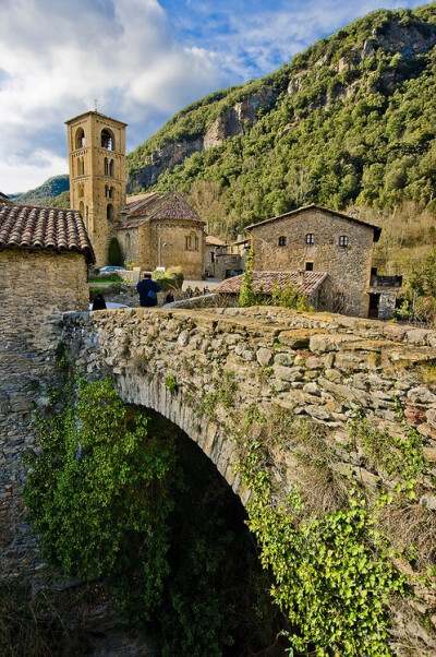 Ancient Bridge, Catalonia, Spain