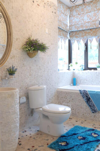 地中海风情浴室卫生间设计 室内设计 家居 装修参考