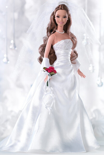 芭比娃娃 2005限量版 David's Bridal Eternal™ Barbie® Doll 婚纱 新娘