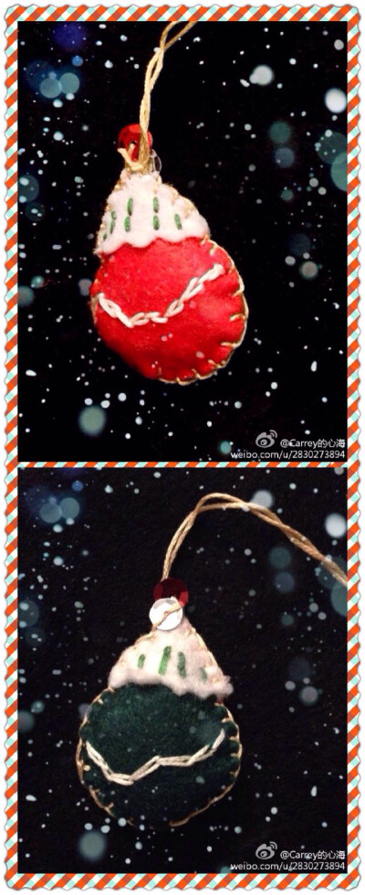 Christmas Ornaments - 红加绿，绝对的圣诞色！