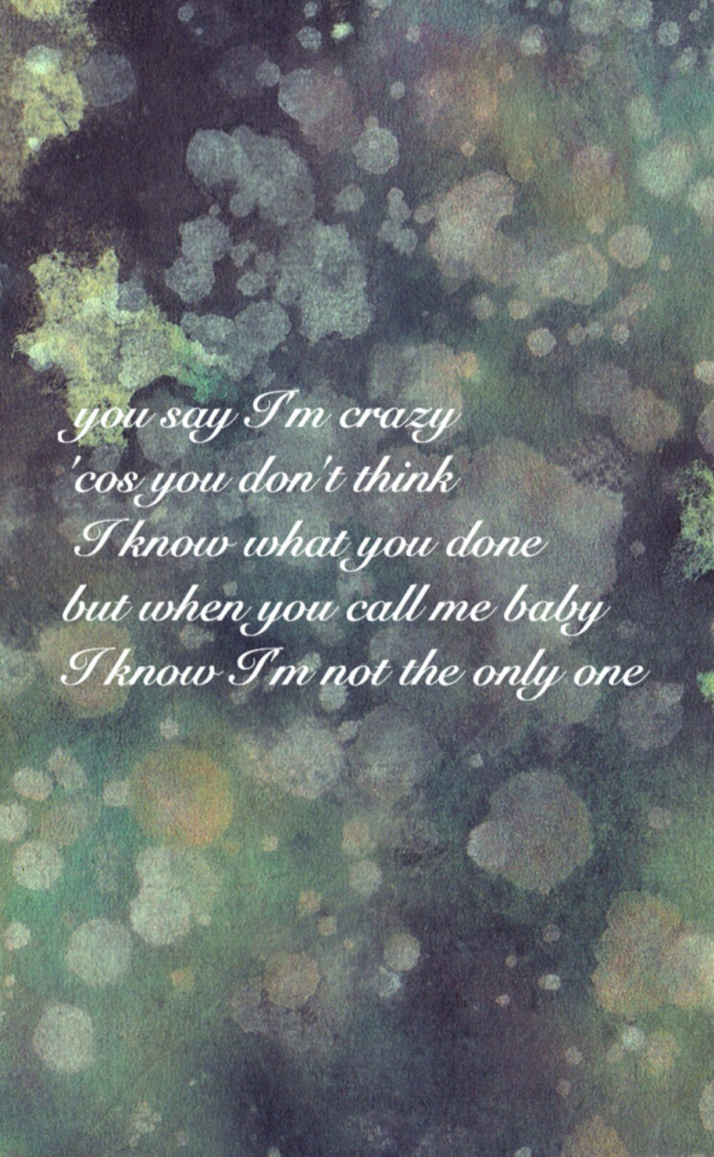 Sam Smith/《 I'm not the only one》 歌词