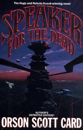 《Speaker for the Dead 》Orson Scott Card 这本就比较长了，严格的来讲，长很多，本身故事还是不错的，一开始就设置了很多悬念，让人想要一只看下去，知道最后的真相。而有声读物也很不错，听起来很舒服。PS:这本书其实对于人生之类的做了很多的思考与讨论，很有哲学的味道