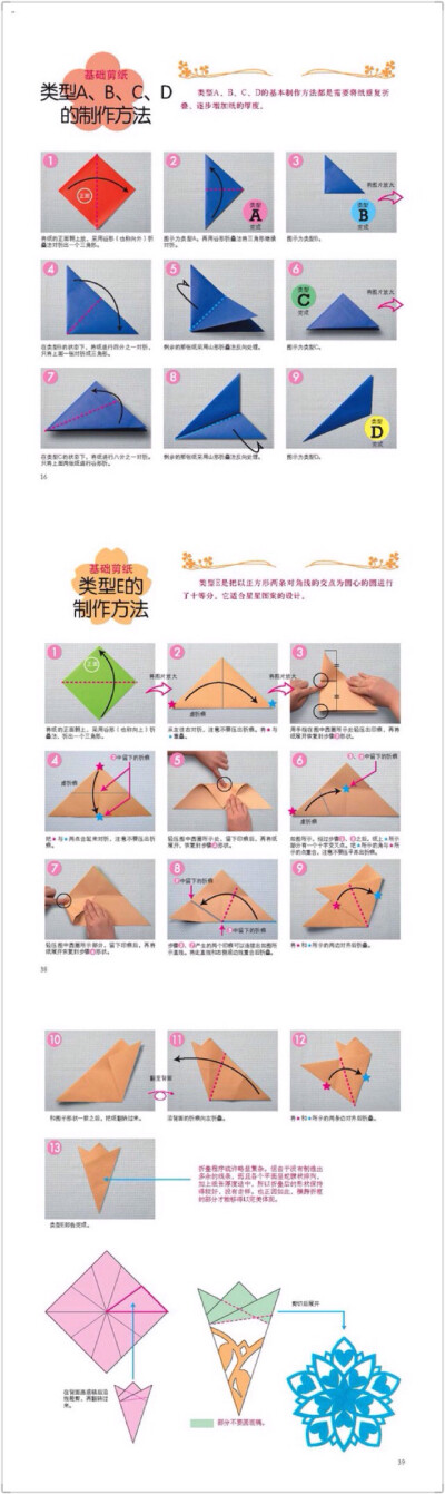 剪纸1折叠方法