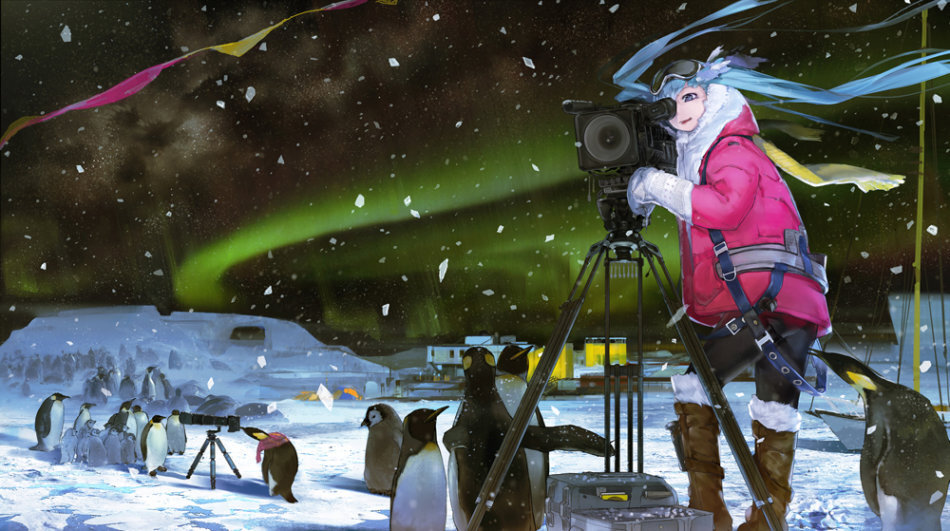 清新二次元风美图 糖果风 软软的 治愈向 初音