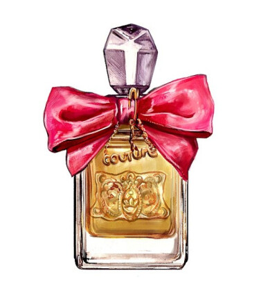 香水插画，无法抵抗的魅力。