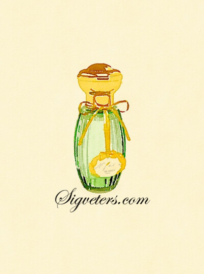 香水插画，无法抵抗的魅力。