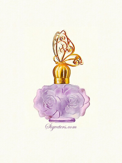 香水插画，无法抵抗的魅力。