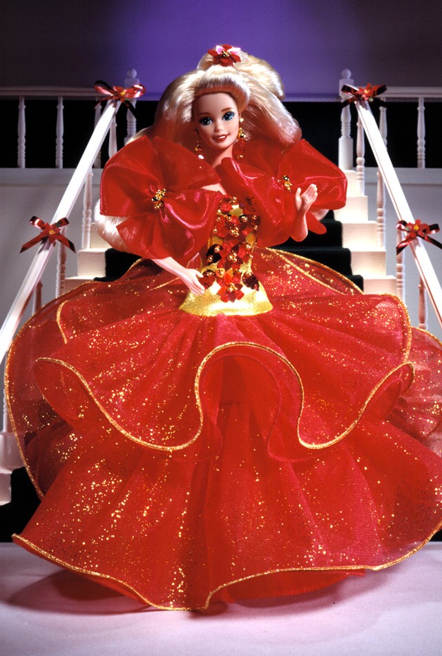 芭比娃娃 1993限量版 1993 happy holidays® barbie® doll