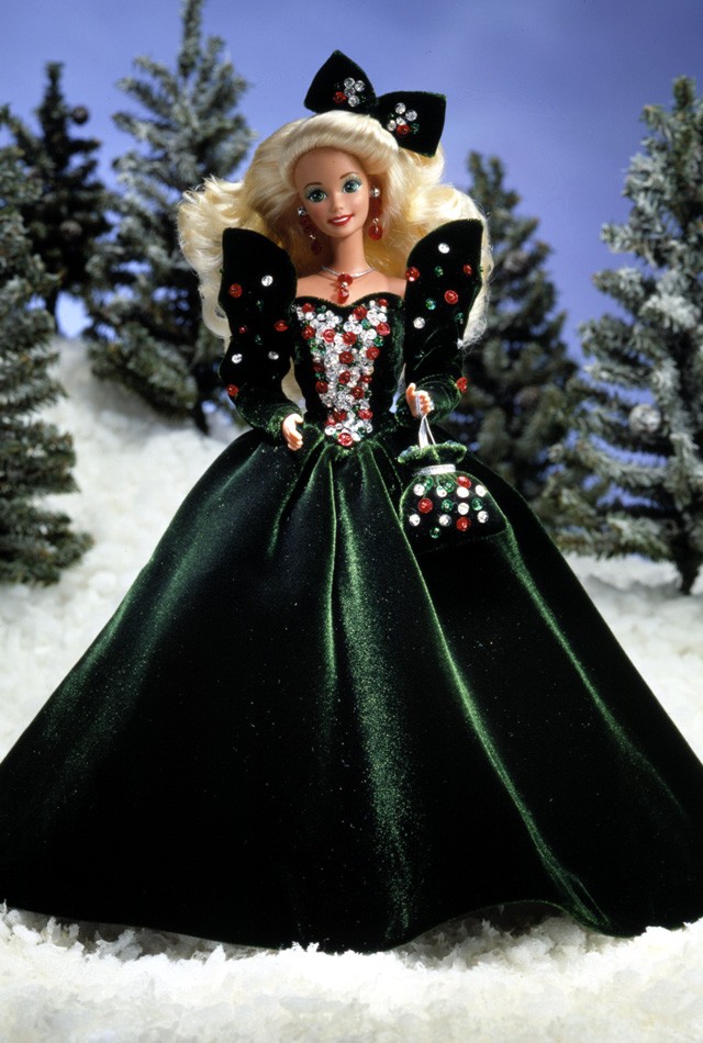 芭比娃娃 1991限量版 1991 Happy Holidays® Barbie® Doll