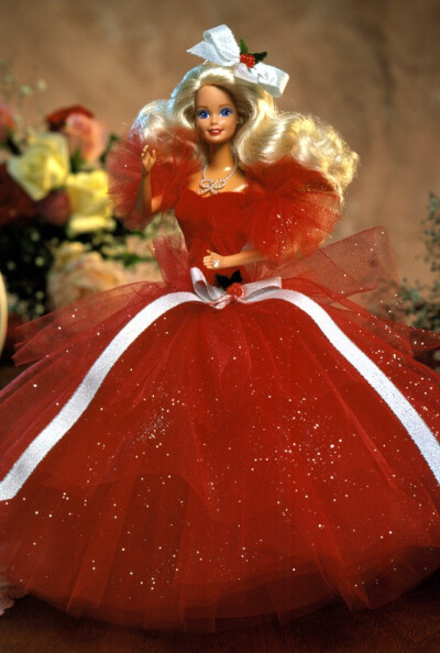 芭比娃娃 1988限量版 1988 Happy Holidays® Barbie® Doll