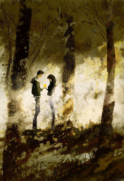 Pascal Campion，美国插画师，现居旧金山，他的画风轻松随意，大多描绘生活中的小场景，配以一句标题，含蓄的讲述一个美好的故事。