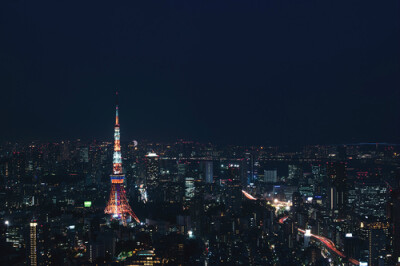 东京塔的夜景 来源见水印