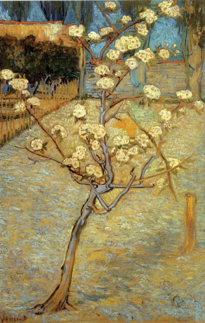 《桃树花开》1888