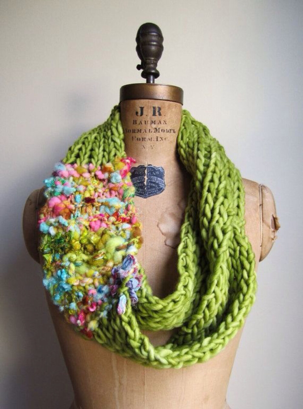 围巾 针织 图片来自Pinterest