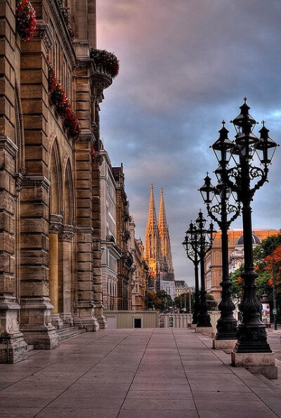 Street Lamps, Vienna, Austria