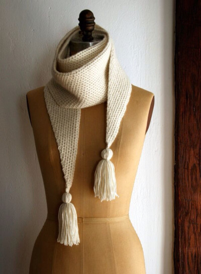 围巾 针织 图片来自Pinterest