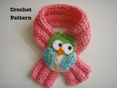 儿童可爱围巾 针织 图片来自Pinterest
