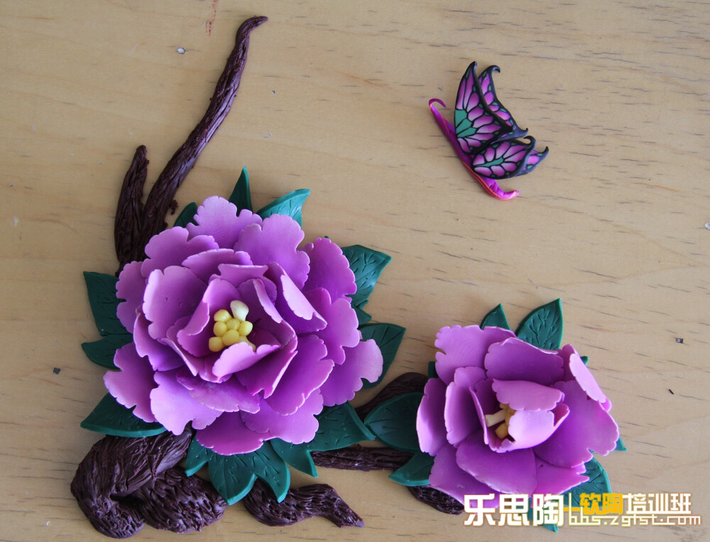 学员作品 软陶手工，DIY饰品，盘式