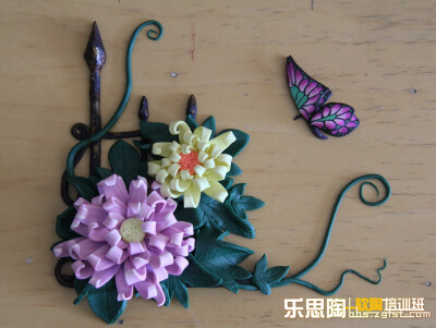 学员作品 软陶手工，DIY饰品，盘式