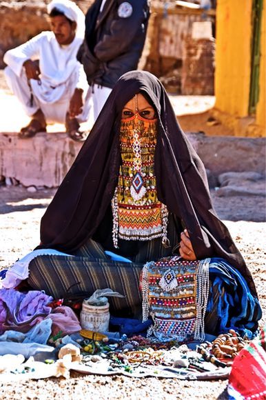Bedouin Woman selling her wares |Sinai, Egypt