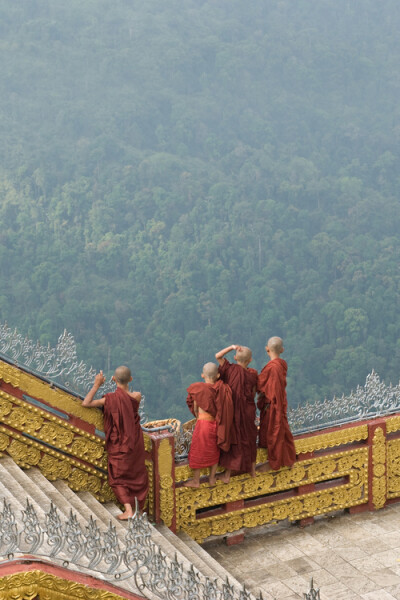 Monks in Cambodia