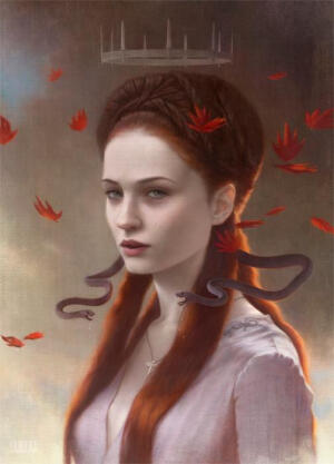 Sansa Stark by Tom Bagshaw