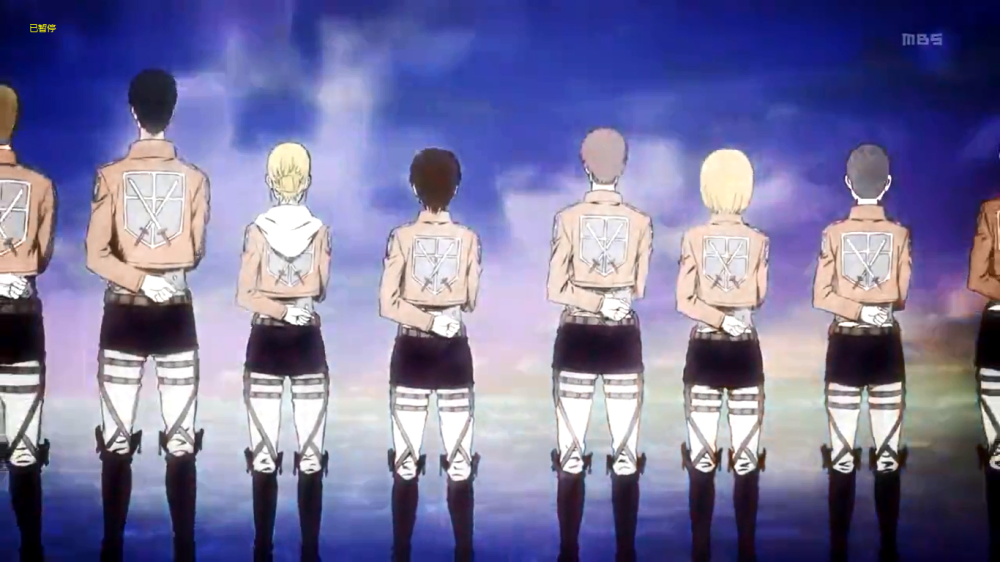 进击の巨人-自截图。