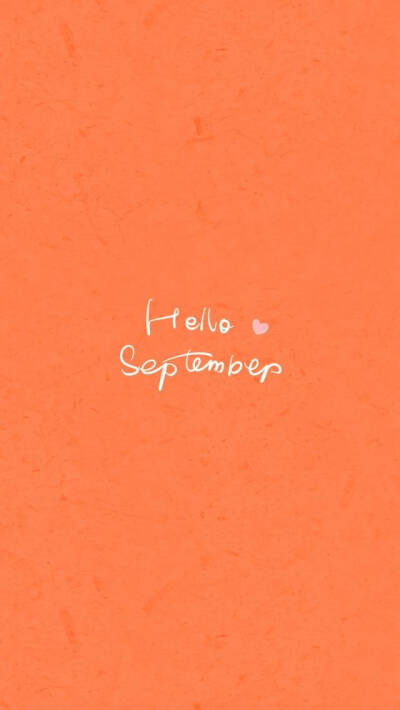 hello,september