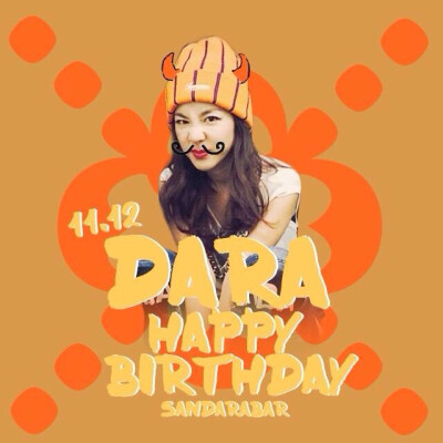 happy birthday to Sandara Park