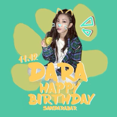 happy birthday to Sandara Park