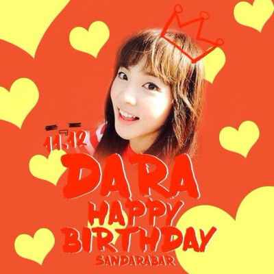 happy birthday to Sandara Park