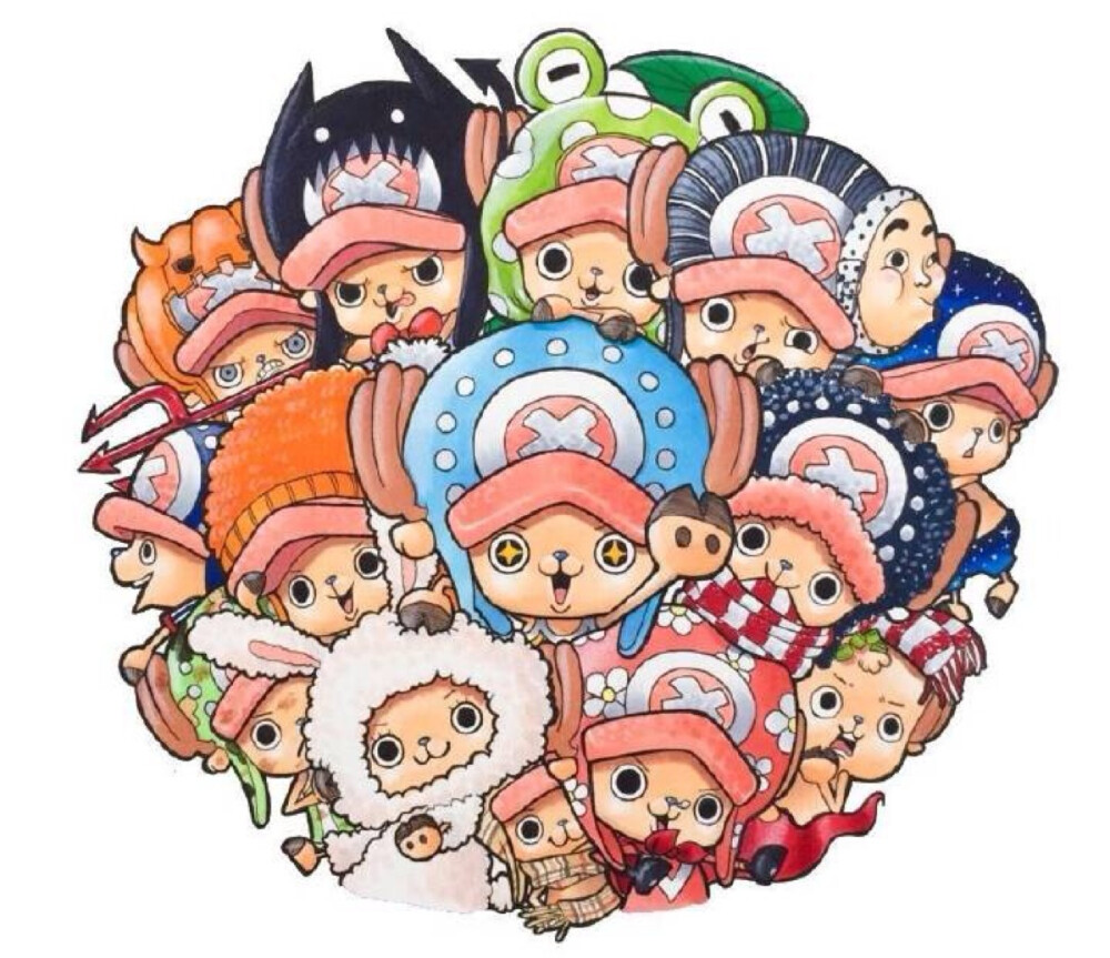 动漫 海贼王 ONEPIECE 壁纸 头像 乔巴❤一大波狸猫正在袭来～