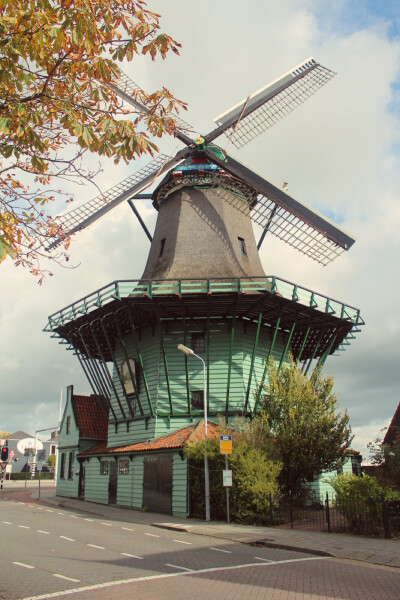 Zaanse Schans--风车村