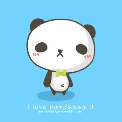 I LOVE PANDA