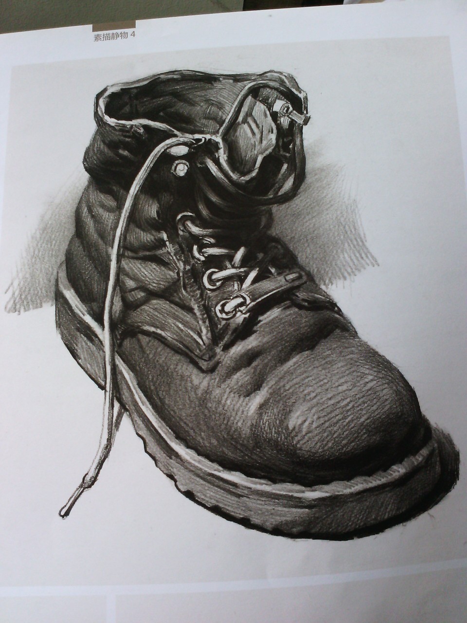 鞋子素描画运动图片