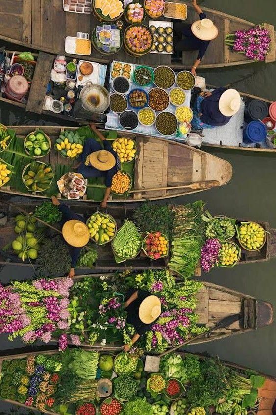 floating market, thailand