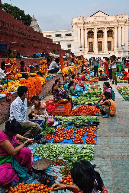 Market，kathmandu, nepal