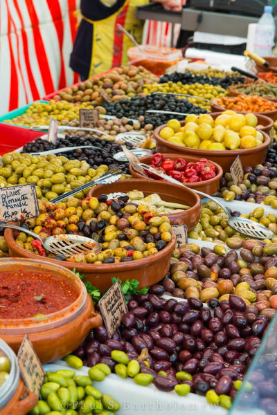 Olives at a Paris Market.