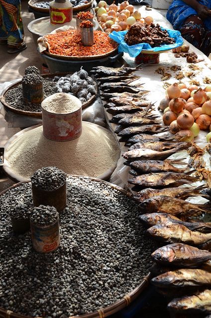 Basse market, The Gambia.