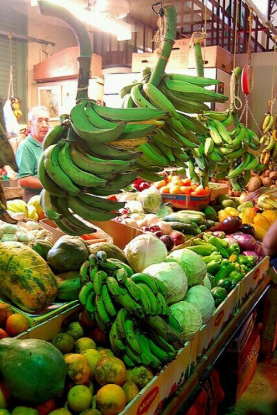 Puerto Rico farmers market.