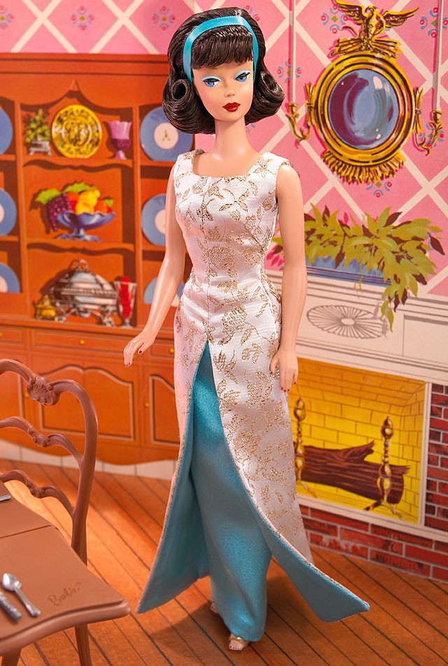 芭比娃娃 2007限量版 evening gala64 barbie03 doll 复古【价格