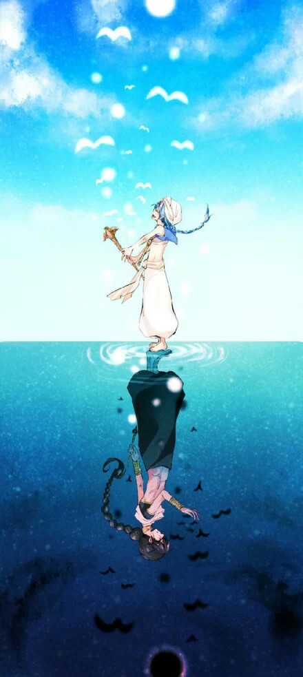  绚丽的火光，倒映着你的脸庞。你就像是天空上的飞鸟，转眼消逝。