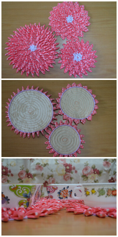 DIY Potholders 拼布垫