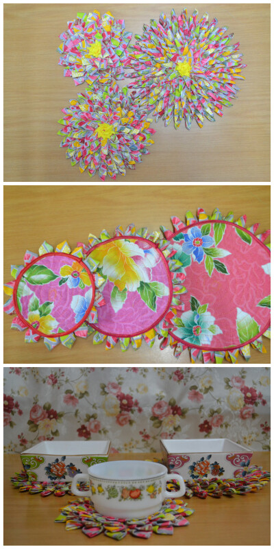 DIY Potholders 拼布垫