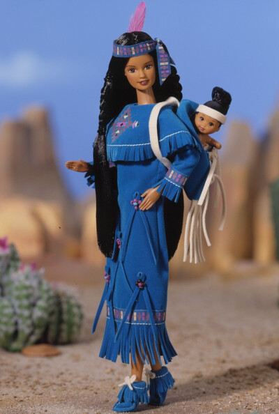 芭比娃娃 1997限量版 American Indian Barbie® Doll #2 美国 印第安